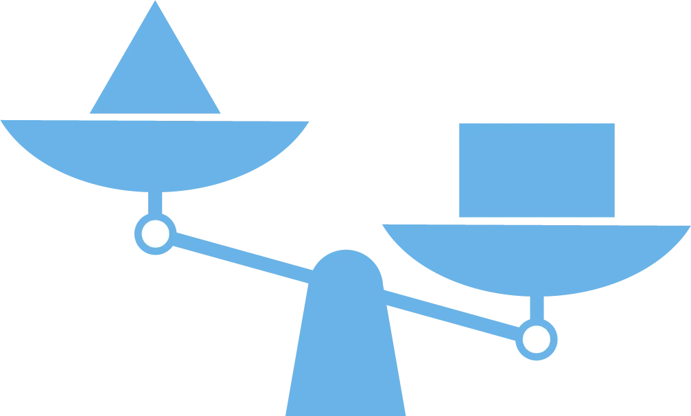 Diagram illustrating counter-metrics balancing business and customer health